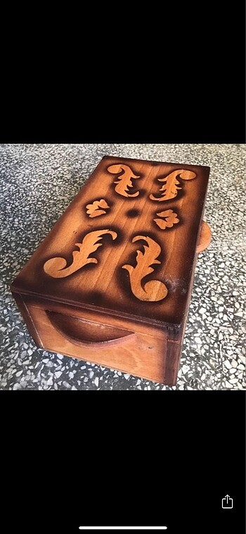 Ahşap Sanat Ahşap Büyük Sandık