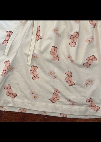 m Beden beyaz Renk Ecrou Şortlu Pijama Takımı