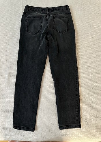 s Beden Gri Kadın Denim Pantolon - Normal Boy, Regular Fit