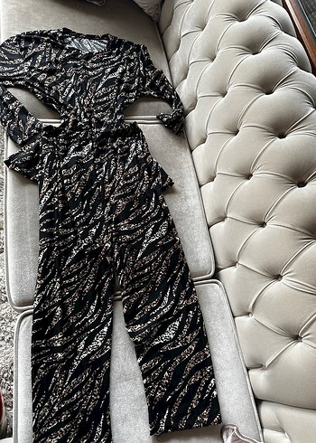 Zebra Desenli Kadın Pijama takımı - Görsel 2