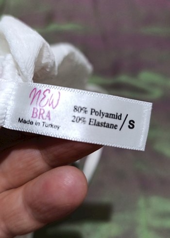 s Beden beyaz Renk Beyaz Dantel Bohem Bralet
