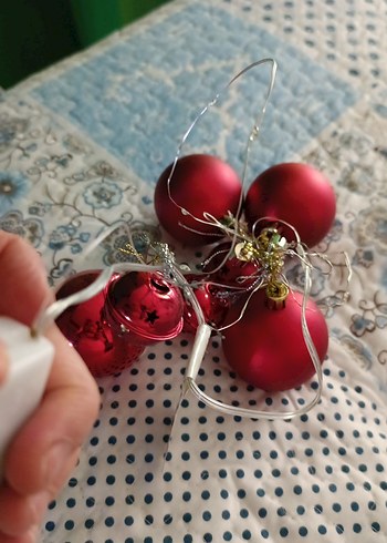  Beden yılbaşı topları ışıklı adaptörlü