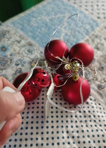 yılbaşı topları ışıklı adaptörlü