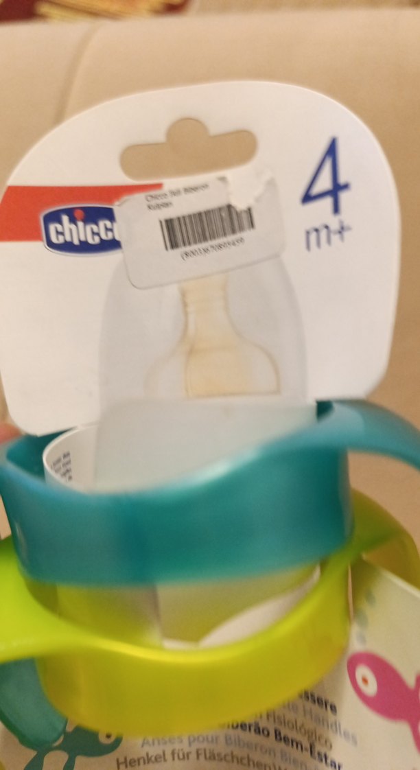 Renkli Kulplu Bebek Biberonu 4 Ay+ - Görsel 2