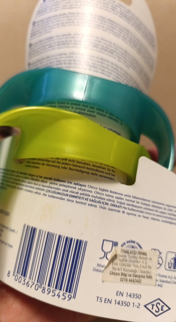 Renkli Kulplu Bebek Biberonu 4 Ay+ - Görsel 4