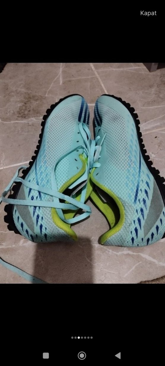 Adidas Mavi Bağcıklı Erkek Futbol Ayakkabısı 42 - Görsel 2