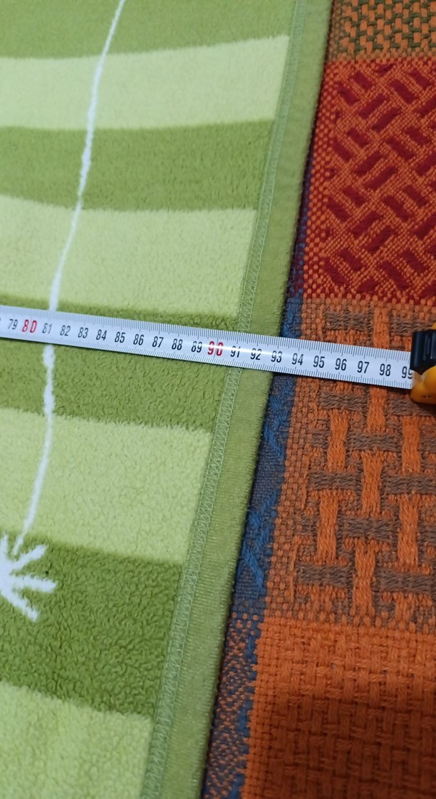 bebek için renkli desenli yeşil battaniye - Görsel 2