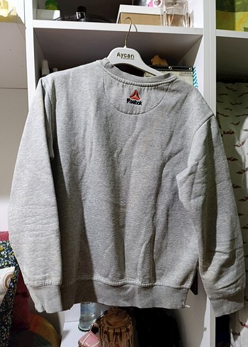 s Beden Reebok Gri Erkek Sweatshirt
