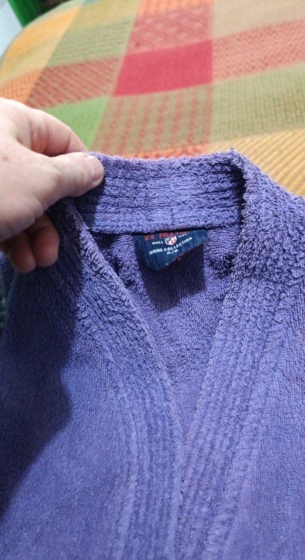 Mor Bağlamalı Street Wear Bornoz 5,6 - Görsel 3