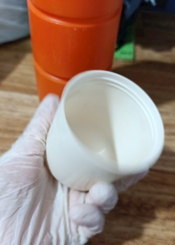 Canlı Turuncu cam termos 1 litre - Görsel 9