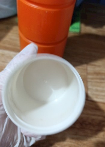 Canlı Turuncu cam termos 1 litre - Görsel 10