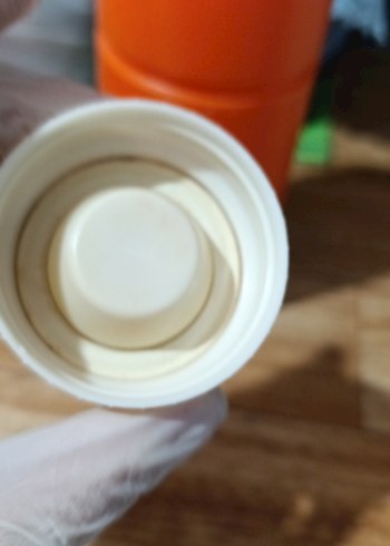 Canlı Turuncu cam termos 1 litre - Görsel 7