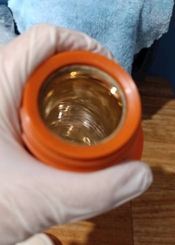 Canlı Turuncu cam termos 1 litre - Görsel 14