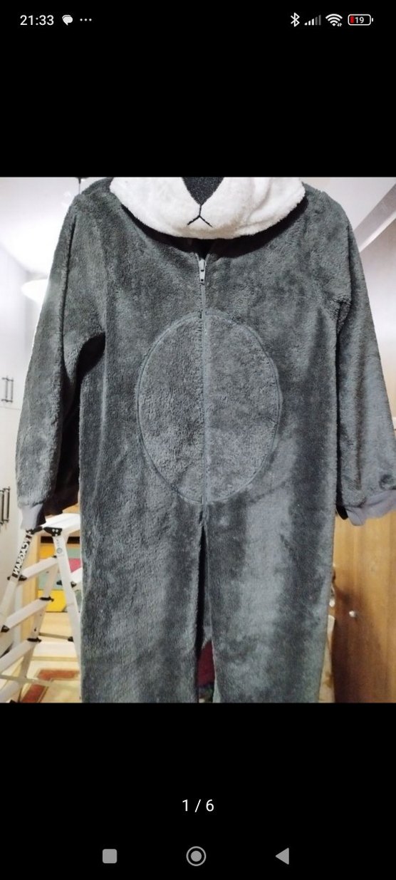 pelüş kurt uyku tulumu 4-5 yaş - Görsel 4