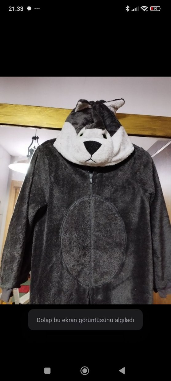 pelüş kurt uyku tulumu 4-5 yaş - Görsel 2