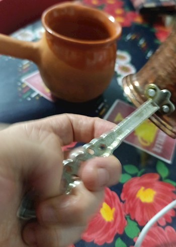 2 tane cezve bakır cezve ve toprak cezve - Görsel 11