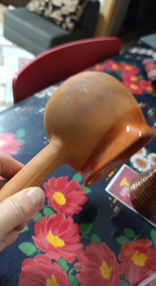 2 tane cezve bakır cezve ve toprak cezve - Görsel 5