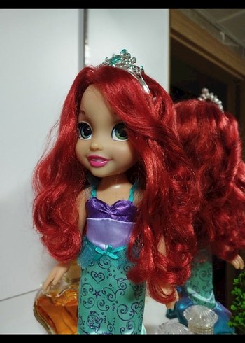 DİSNEY ARİEL Renkli Deniz Kızı Oyuncak Bebek - Görsel 3