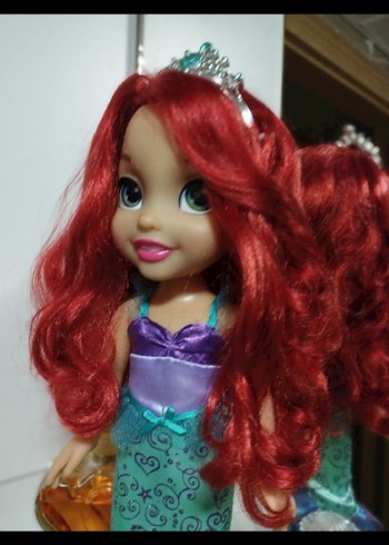 DİSNEY ARİEL Renkli Deniz Kızı Oyuncak Bebek - Görsel 5