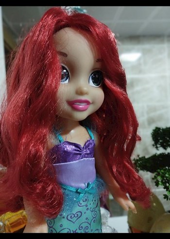 DİSNEY ARİEL Renkli Deniz Kızı Oyuncak Bebek - Görsel 4