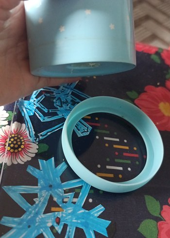 Pastel Mavi Yıldızlı bebek mama termosu - Görsel 8