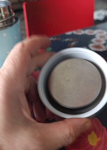 Pastel Mavi Yıldızlı bebek mama termosu - Görsel 5