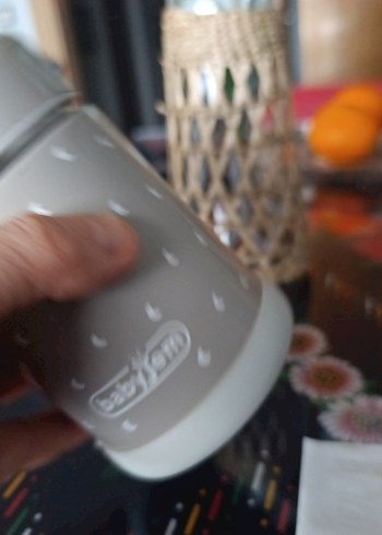 babyJem Bebek Termosu Bej Gri - Görsel 3