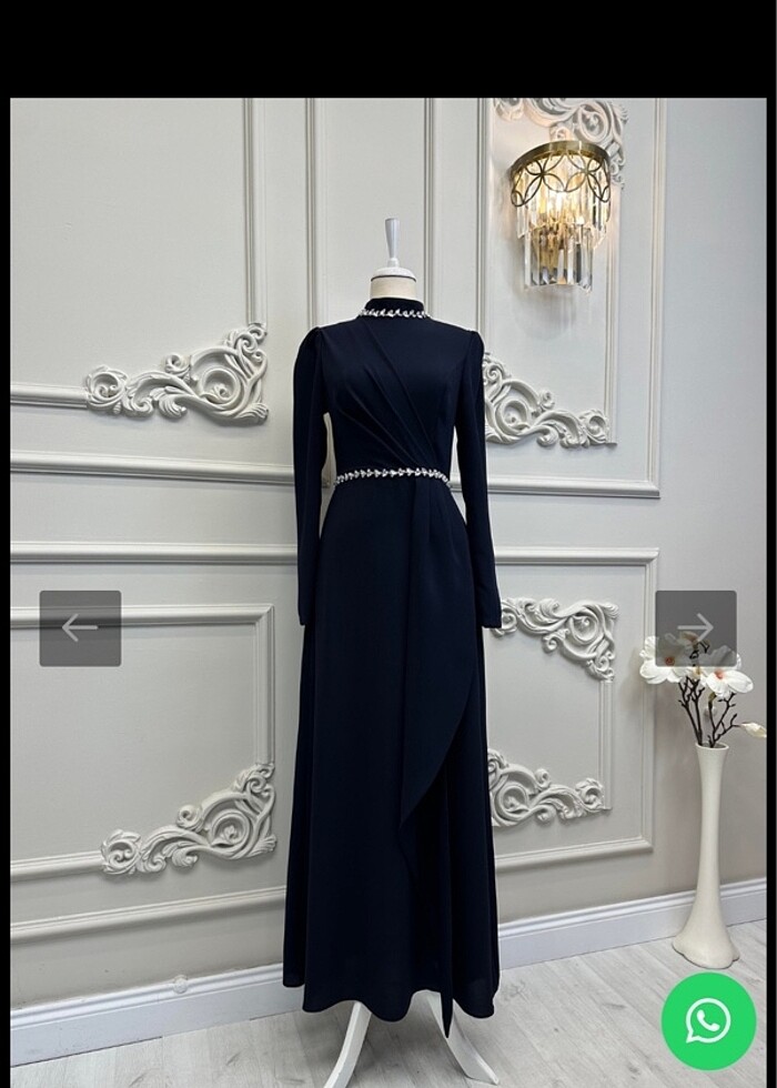 Zarif tesettür abiye - Görsel 2