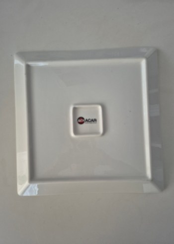 kare büyük boy porselen servis tabağı - Görsel 2