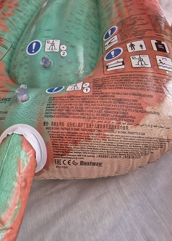 Dinozor Şişme deniz yatağı - Görsel 8