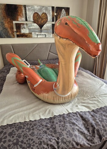 Dinozor Şişme deniz yatağı - Görsel 2