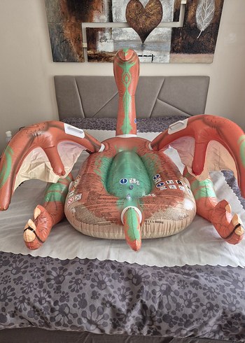 Dinozor Şişme deniz yatağı - Görsel 5