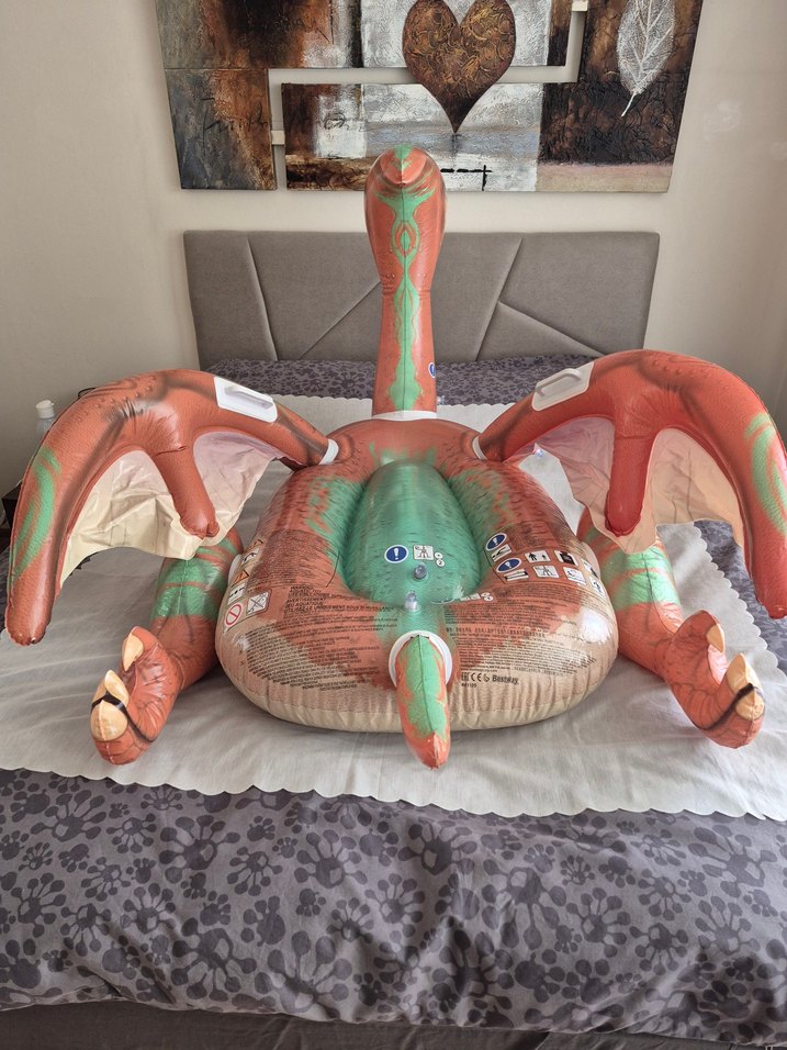 Dinozor Şişme deniz yatağı - Görsel 5