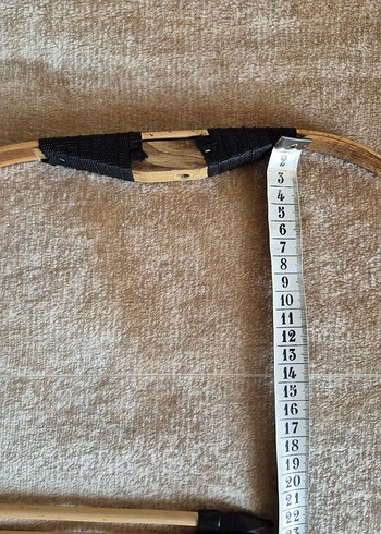 ahşap bambu ok ve yay - Görsel 4