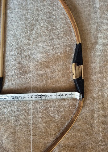 ahşap bambu ok ve yay - Görsel 3