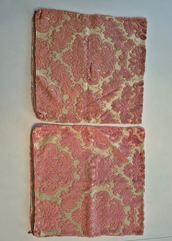 antika kadife parlak Kırlent Kılıfı - Görsel 2