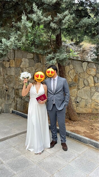 Diğer Batty&Sam Beyaz Elbise - Nikah Elbisesi
