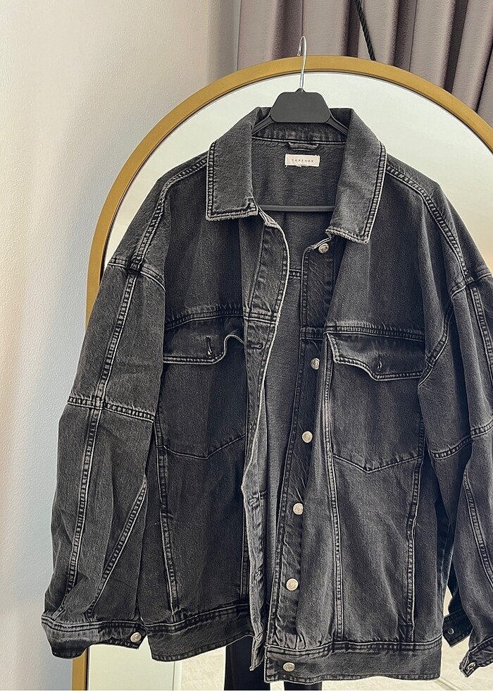 Siyah kot ceket - Görsel 2