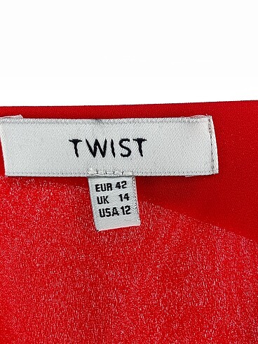 42 Beden çeşitli Renk Twist Uzun Elbise %70 İndirimli.