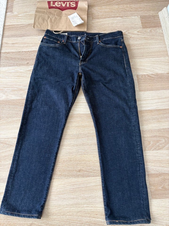 Sıfır Levis Koyu Mavi Denim Jean — görsel 3/10
