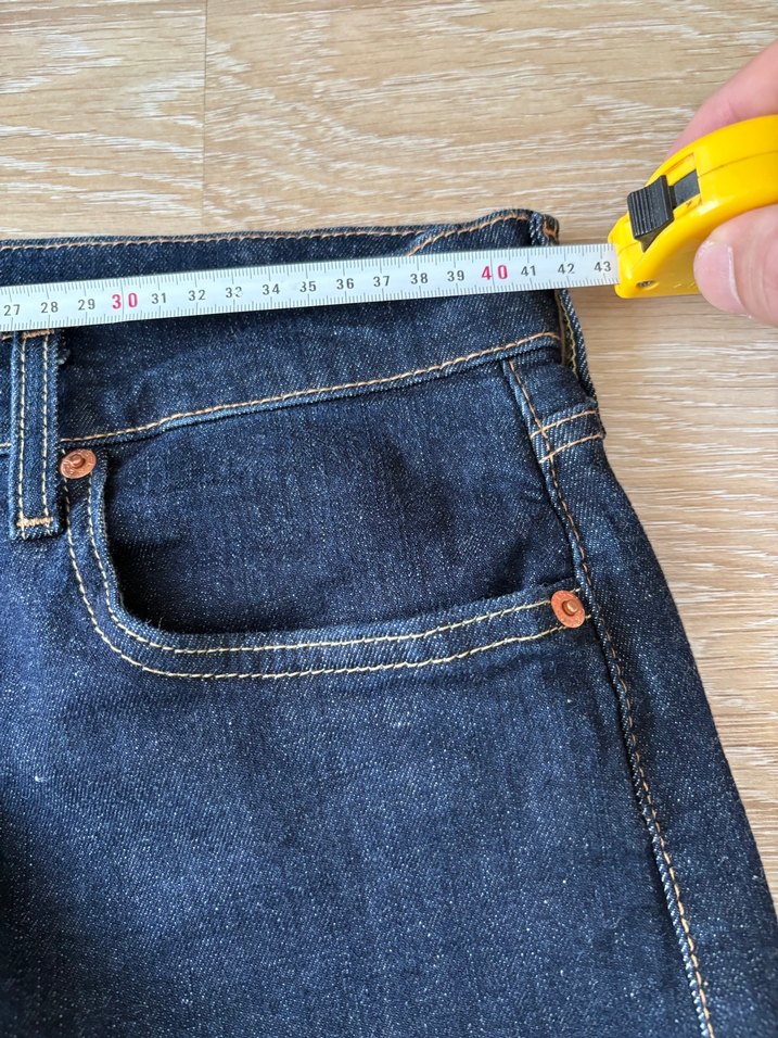 Sıfır Levis Koyu Mavi Denim Jean — görsel 7/10