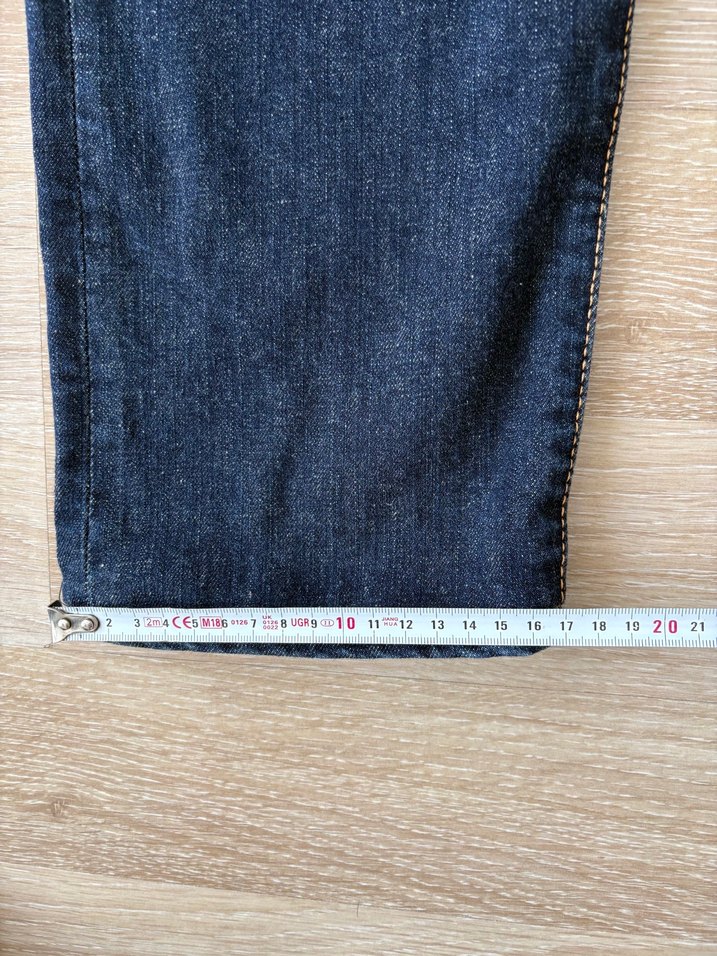 Sıfır Levis Koyu Mavi Denim Jean — görsel 9/10