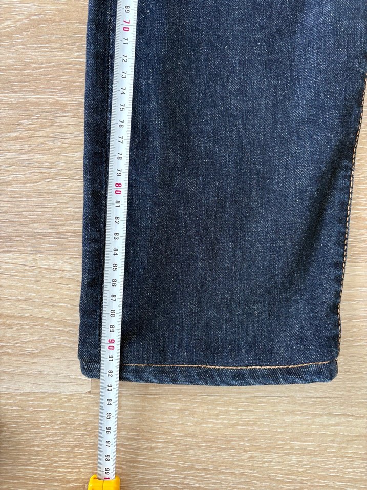 Sıfır Levis Koyu Mavi Denim Jean — görsel 8/10