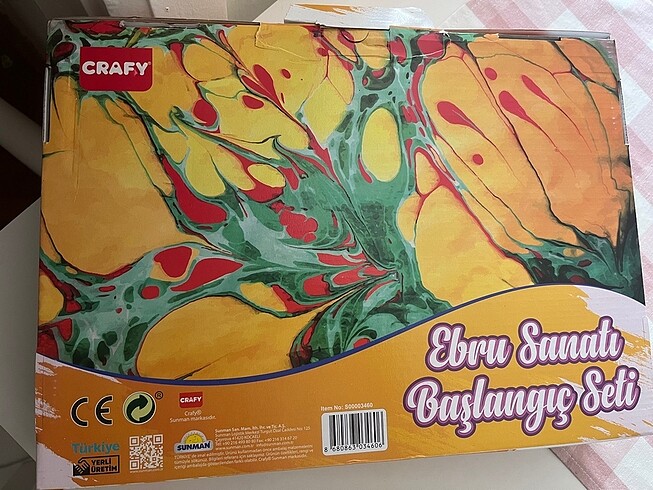Diğer Ebru sanatı-çocuk