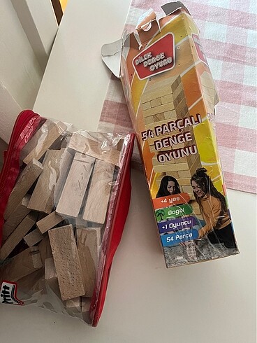 Ahşap denge oyunu