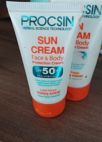 Procsin Provsin yüz güneş kremi 