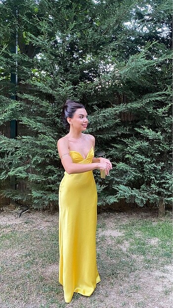 Zara Saten elbise