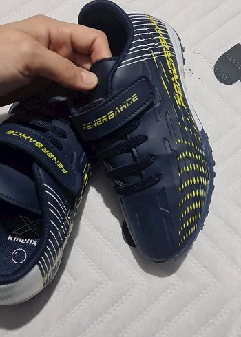 Koyu Mavi Erkek Çocuk Spor Ayakkabı sıfır gibi - Görsel 4