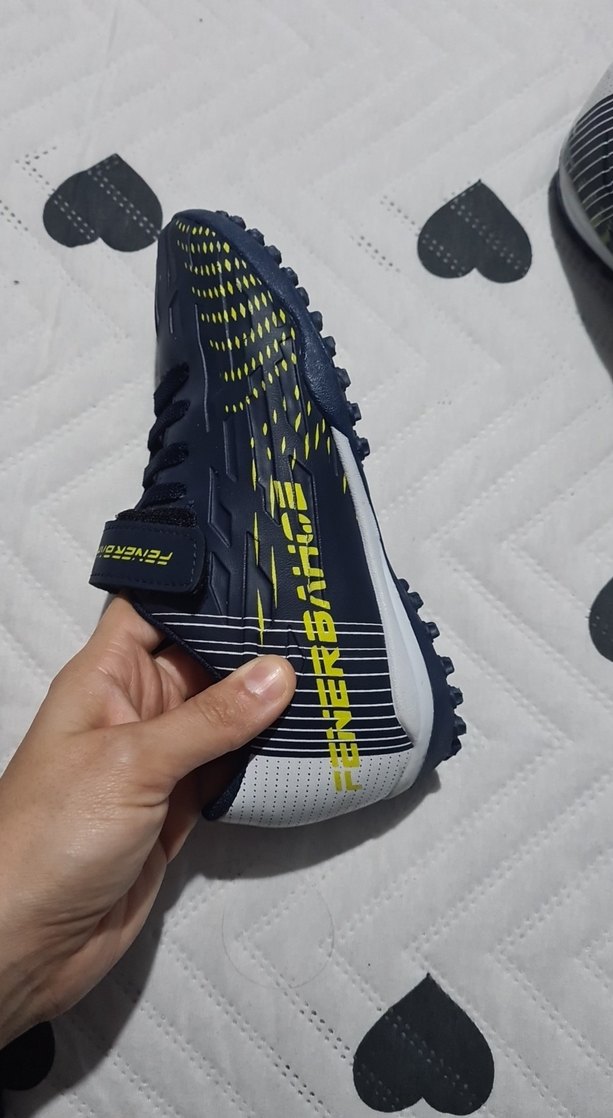 Koyu Mavi Erkek Çocuk Spor Ayakkabı sıfır gibi - Görsel 3