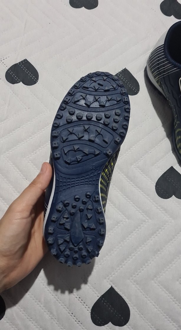 Koyu Mavi Erkek Çocuk Spor Ayakkabı sıfır gibi - Görsel 2